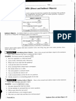 Complements: (Direct and Indirect Objects) - Practice 1