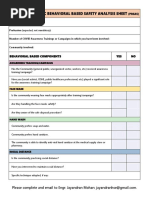 Behavioral Based Components YES NO