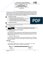 Prelim. Module 2. Lesson 5 - 8. Air Transportation (Transportation Management) PDF