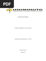 Contabilidad General, Cuadro Comparativo.