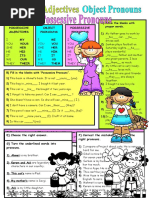 Tarea Possessive Pronouns