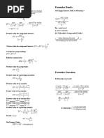 Cheat Sheet Finance