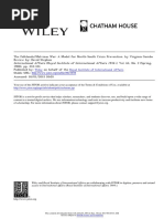 Wiley Royal Institute of International Affairs