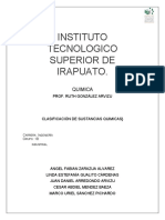 Clasificacion de Sustancias Quimicas