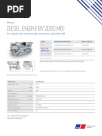 Diesel Engine 8V 2000 M61: Marine