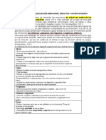 Estrategia de Regulación Emocional - Acción Opuesta