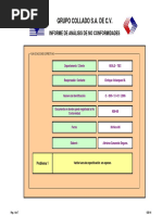 Grupo Collado S.A. de C.V.: Informe de Análisis de No Conformidades