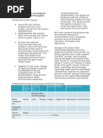 Module 2 Basic Ecological Concepts and Principles