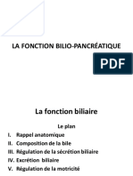 3-La Fonction Bilio-Pancréatique