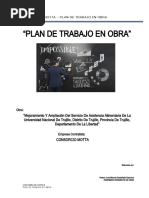 Plan de Trabajo de Obra