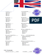 Diagnostic Test - Year 6 - 2020-2021