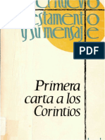 Carta A Los Corintios Walter Eugen Primera PDF