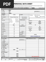 Personal Data Sheet: Mijares Juliet Balanlay