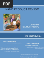 Nano Product Review: Clind MB B.E Mechanical