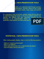 Statistical Data Presentation Tools