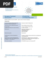 European Technical Assessment ETA-05/0164 of 14 December 2017