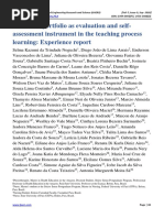 Reflective Portfolio As Evaluation and Self-Assessment Instrument in The Teaching Process Learning: Experience Report