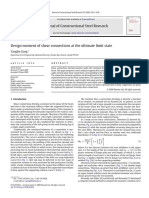 Design Moment of Shear Connections at The Ultimate Limit State