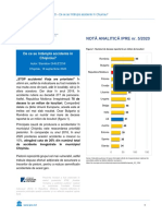 Nota Analitica IPRE Cu Privire La Accidentele Rutiere Produse În Moldova Și În Chișinău