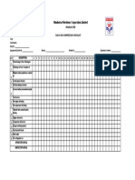 Hindustan Petroleum Corporation Limited Madurai IRD: Daily Air Compressor Checklist