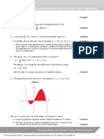 Pure Mathematics Year 1 (AS) Unit Test 7: Integration