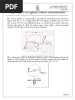 Sheet (5) Moment of Momentum