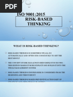 Iso 9001 Awareness Part 03 - Risk Based Thinking