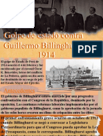 Golpe de Estado Contra Guillermo Billinghurst 1914