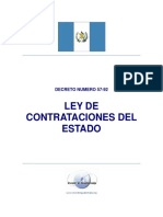 Ley de Contrataciones Del Estado