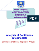 L6 - Biostatistics - Linear Regression and Correlation