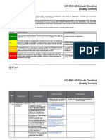 QC Self Inspection Checklist 111