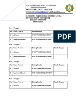 Daftar Hadir Peserta TC