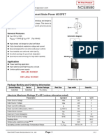 Enhancement Mode Power MOSFET: NCE N-Channel