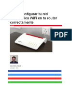 Cómo Configurar Tu Red Inalámbrica WiFi en Tu Router Correctamente