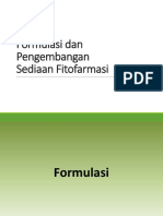 Formulasi - Sediaan - Fitofarmasi New