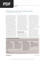 Obtaining A Wound Swab Culture Specimen