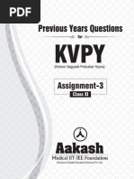 KVPY Assignment Bio Aakash