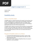 Digital Assignment 3: Feasibility Study