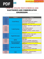 Electronics and Communication Engineering: Tneb-Ae Online Test Schedule-2020