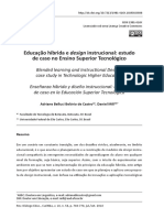 Artigo. Castro e Mill. Educação Híbrida e Design Instrucional