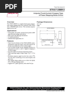 STK6712BMK4: Unipolar Fixed-Current Chopper-Type 4-Phase Stepping Motor Driver