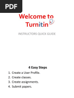 Welcome To Turn In: Instructors Quick Guide