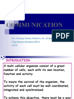 Cell Communication: Dr. Gwenny Ichsan Prabowo, DR., M.Kes Departemen Biokimia FKUA 2019