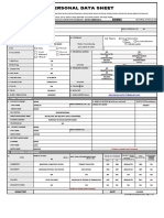 Personal Data Sheet: Filipino Dual Citizenship by Birth by Naturalization