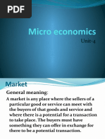 Micro Economics: Unit-4