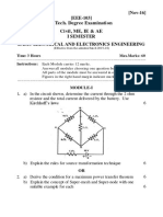 B.Tech. Degree Examination Civil, ME, IE & AE: (Nov-16) (EEE-103)