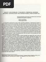 Jorge Luis Borges y Maurits Cornelis Escher - Diversa Entonacion de Estructuras Metraforicas Por Mar A Elena Lopez