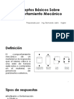 Conceptos Básicos Sobre Comportamiento Mecánico