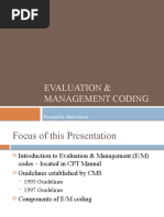 Evaluation & Management Coding