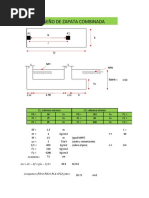 Diseño de Zapata Combinada: Recubimiento